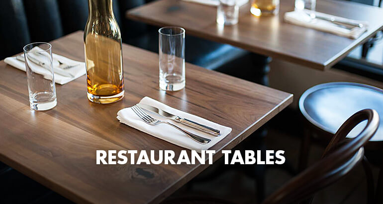 restaurant tables